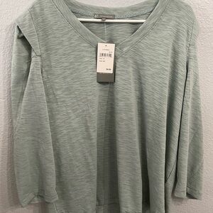 NWT 1X Mint Wit & Wisdom Top